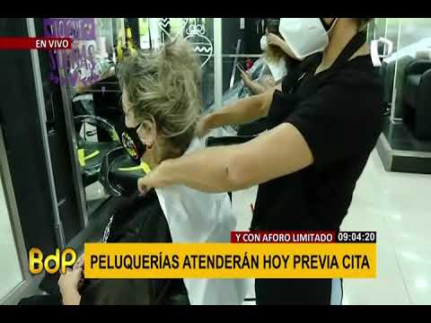 Sin cuarentena: peluquerías reanudan actividades desde hoy pero con cita previa