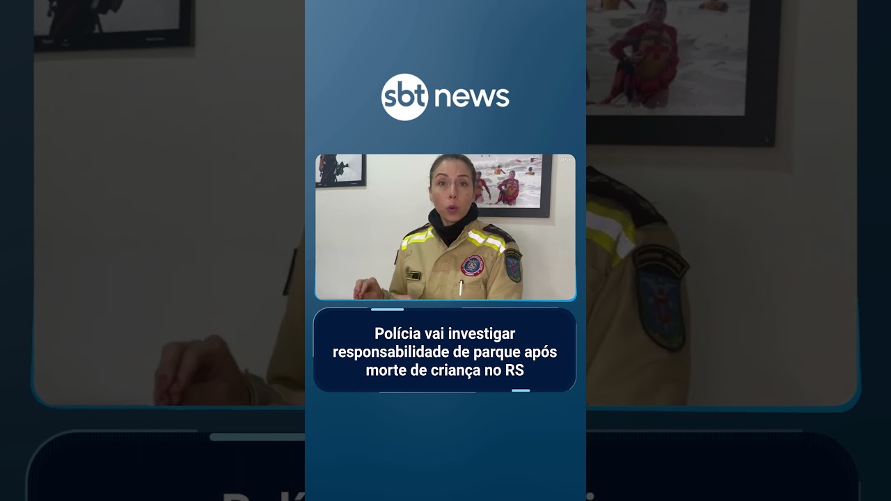 Polícia vai investigar responsabilidade de parque após morte de criança no RS | #SBTBrasil