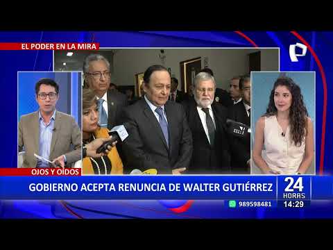 24 HORAS|  aceptan renuncia de Walter Gutiérrez como embajador de Perú en España