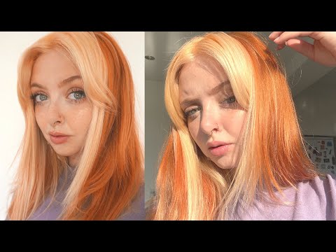 TIME TO RUIN MY HAIR BUT IN ORANGE