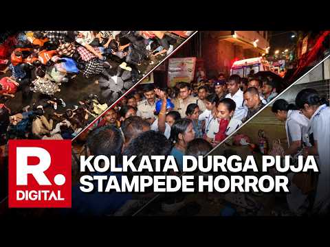Kolkata Durga Puja Stampede: 17 Dead, 25 Injured at Chorbagan Pandal as Rain Triggers Crowd Surge
