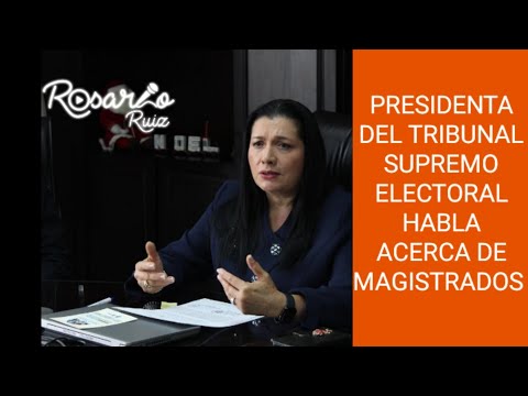 Blanco Alfaro Presidenta del TSE pide empatía por los magistrados acusados en por el caso TREP