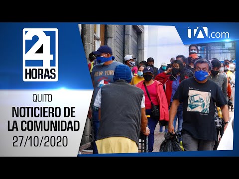 Noticias Ecuador: Noticiero 24 Horas, 27/10/2020 (De la Comunidad Primera Emisión)