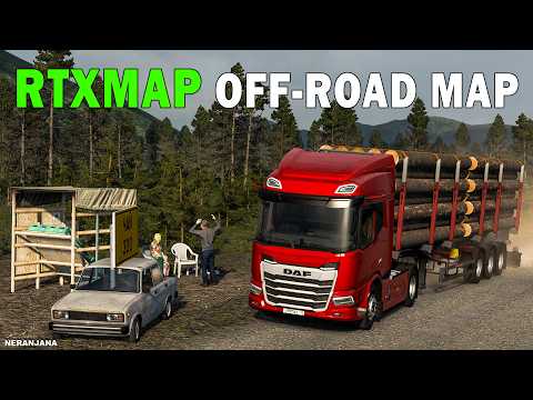 ETS2 1.58 Mod | RTXMAP Off-Road Map | Euro Truck Simulator 2 Mods