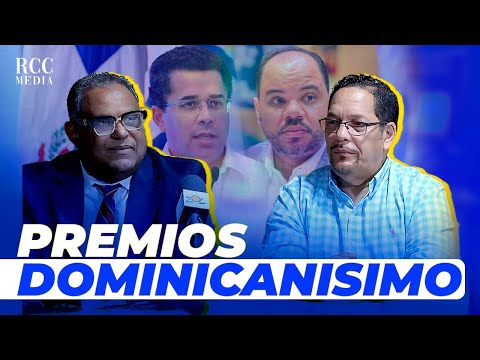 Santiago Matias y equipo de Premios Dominicanisimo