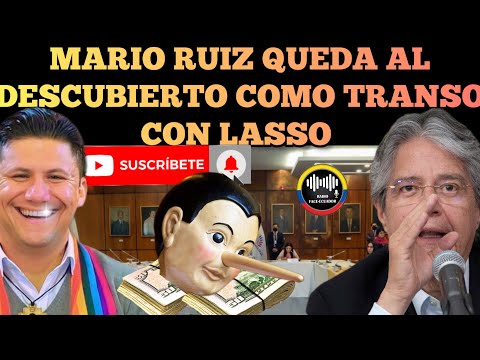 MARIO RUIZ QUEDA AL DESCUBIERTO COMO TRANSO CON EL BANQUERO LASSO NOTICIAS RFE TV