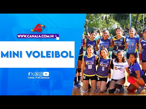 Alcaldía de Managua promueve torneo de mini voleibol