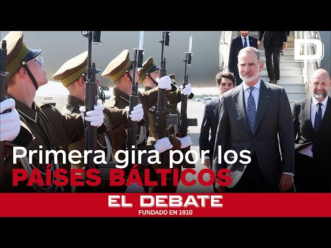 El recibimiento con honores militares que Felipe VI ha tenido en Estonia