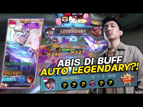 GUSSION ABIS DI BUFF JADI SAKIT BANGET?!! - Mobile Legends