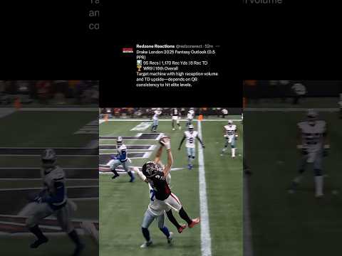 Who will be throwing to Drake London in 2025?