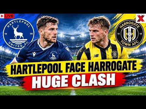 Hartlepool United vs Harrogate Town LIVE: National League 2026 | HART vs HAR | NewsX