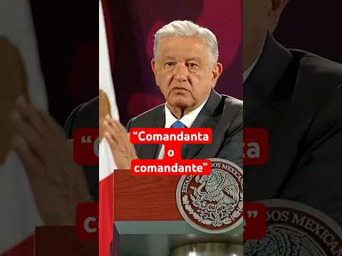 Sheinbaum pasará a ser comandante suprema de las Fuerzas Armadas, explica AMLO #shorts