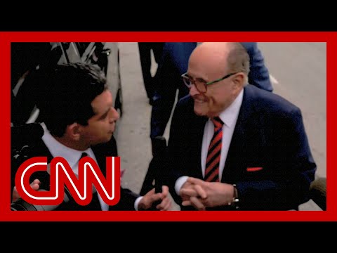Hear what Rudy Giuliani told CNN reporter before entering courthouse