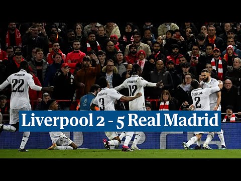 Histórica victoria del Real Madrid al Liverpool en Anfield: Estamos muy contentos