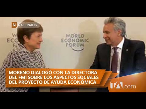 Presidente Moreno dialogó con la Directora del FMI - Teleamazonas