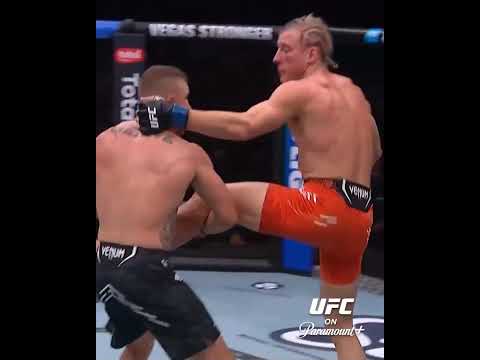 caught the kick and DROPPED HIM #ufc324