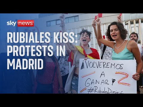 Protest in Madrid following Luis Rubiales scandal