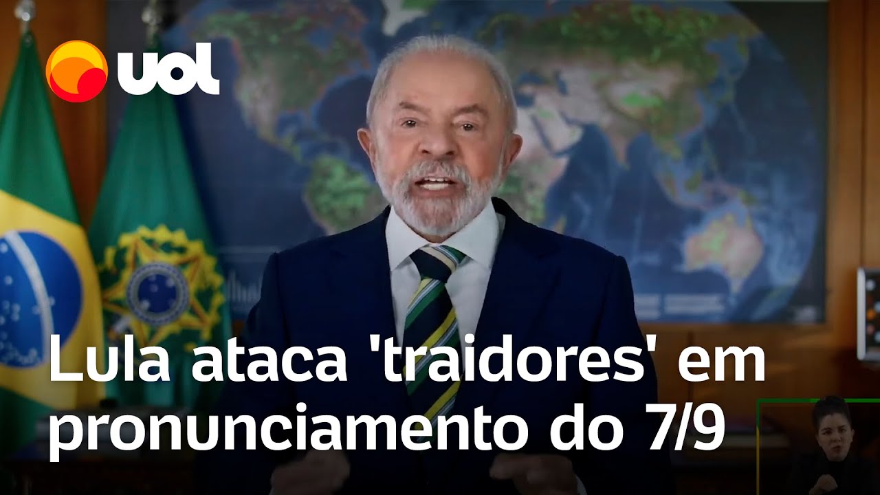 Lula defende soberania e Pix e ataca traidores em pronunciamento do 79