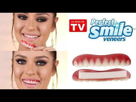 Trying On $14 Veneers! Review and Demo - As Seen on TV!