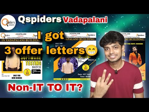 Is Vadapalani Qspiders WORTHY?🤔 | My experience 😁 | NOT A PROMOTIONS  #qspiders #itjobs #jobs