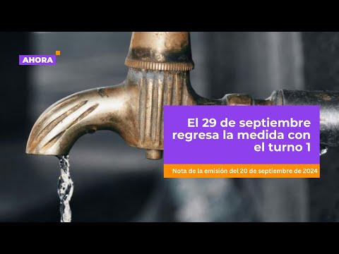 Bogotá retorna al racionamiento diario de agua: conozca el nuevo calendario | Actualidad