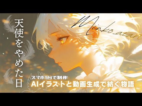 【AIart movie】天使をやめた日