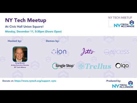 December 2023 NY Tech Meetup LIVE from Civic Hall