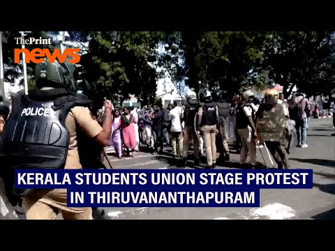 Police detain Kerala Students Union members demanding CM to step down as Home Minister