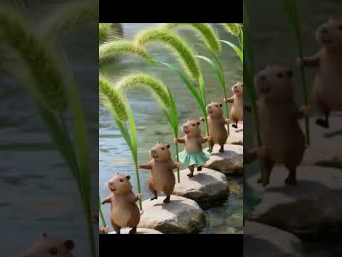 "When Life Feels Heavy… Watch These Little Ones March On 🐹🌿✨"