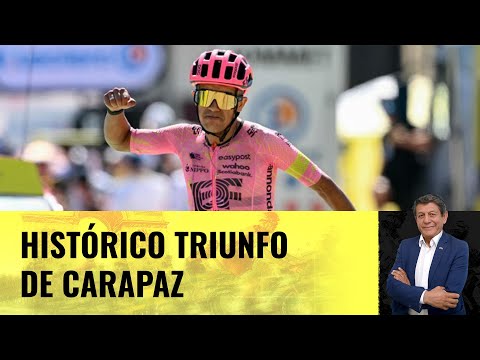 Histórico triunfo de Carapaz