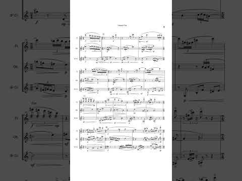 凸凹三重奏曲 フルート、オーボエとクラリネットのための/Uneven Trio for Flute,Oboe and Clarinet