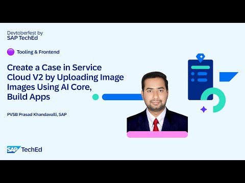 🟣 Create a Case in Service Cloud V2 by Uploading Images Using AI Core, Build Apps