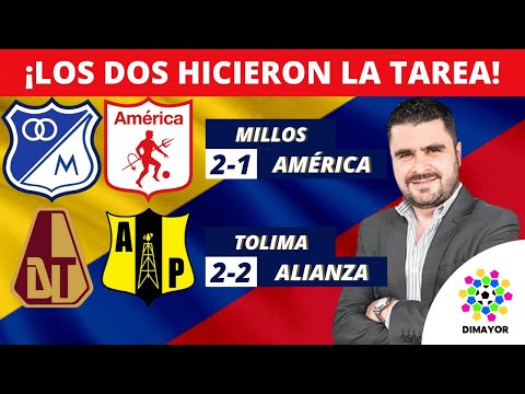 Millonarios 2-1 América y Tolima 2-2 Alianza | Liga Dimayor 2021-II | Resumen, Goles x J. F. Cadavid