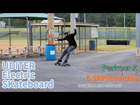 Best Long Distance Electric Skateboard for Daily Commute: Parkour with UDITER S3