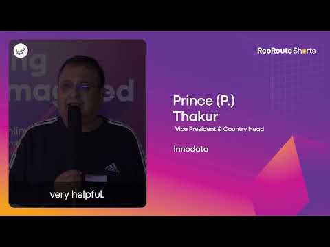 Prince Thakur | Vice President & Country Head | Innodata