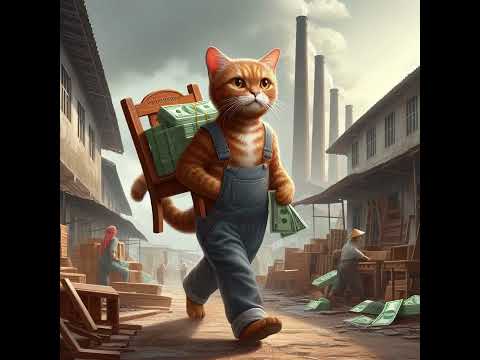 Cat leads Revolution! #cat #sadcattos #mining #cute #cuteecats #funny #cutecat #aicat #animation