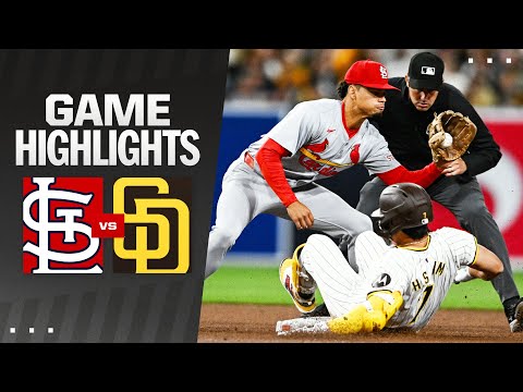 Cardinals vs. Padres Game Highlights (4/1/24) | MLB Highlights