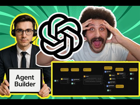 جربت اعمل موظف خدمة عملاء ذكي - النتيجة صدمتني! | Agent Builder الجديد من OpenAI | Chat GPT
