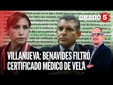 Jaime Villanueva: Benavides filtró certificado médico de Vela | Grado 5 con David Gómez Fernandini