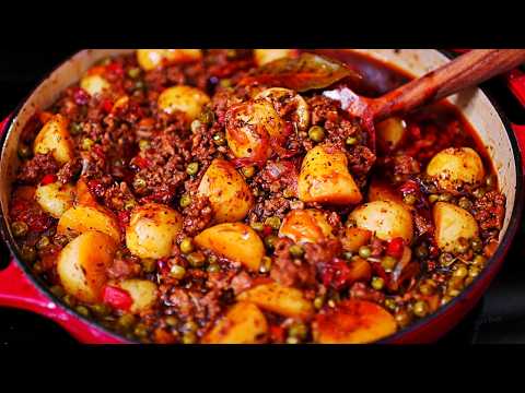 You will love this Easy One Pan Meal - Ground beef sausage and potato meal