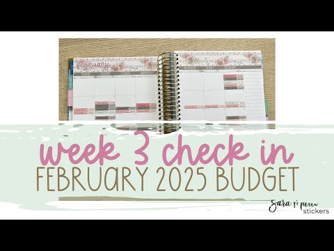 Week 3 Check In | February 2025 Budget | Not Meeting our Financial Goals | '25 Humble Beginning