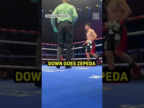 DOWN GOES ZEPEDA 🥊💥