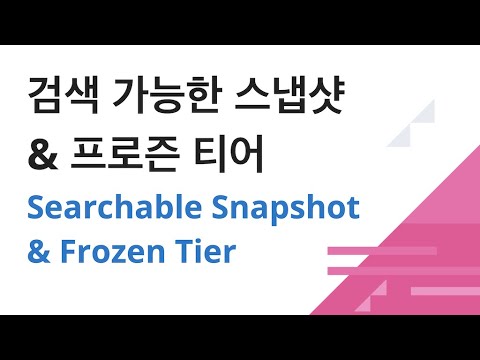 Searchable Snapshot & Frozen Tier