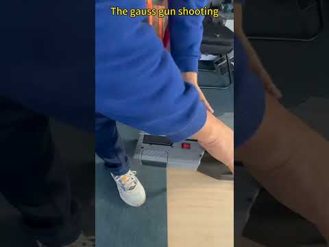 The gauss gun shooting!#shooting#Gauss gun!#gun