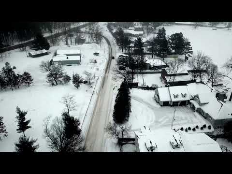 Snowy Fog Over Lake Delton Wisconsin Dells Sending Cool Thoughts