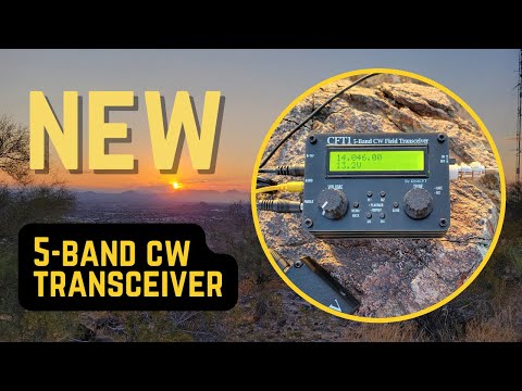 Introducing the CFT1 Compact Portable QRP CW Field Transceiver #hamradio