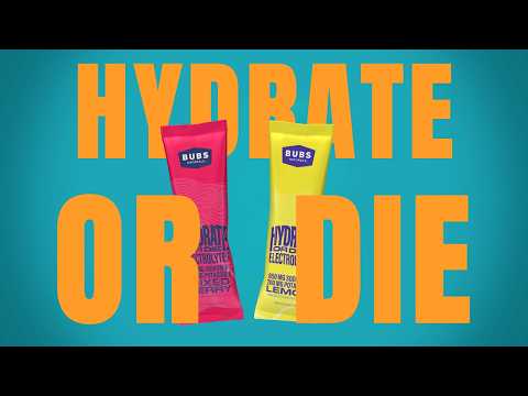 BUBS Naturals Hydrate or Die® Electrolytes | High-Performance Hydration