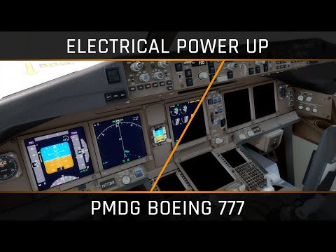 PMDG Boeing 777 - Electrical Power Up