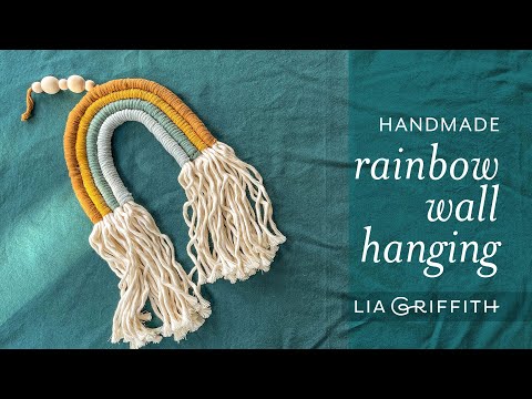 Handmade Rainbow Wall Hanging