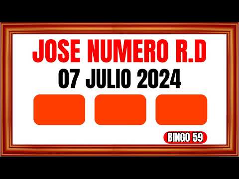 NÚMEROS DE HOY  DOMINGO 07 DE JULIO DE 2024 - BINGOO 59